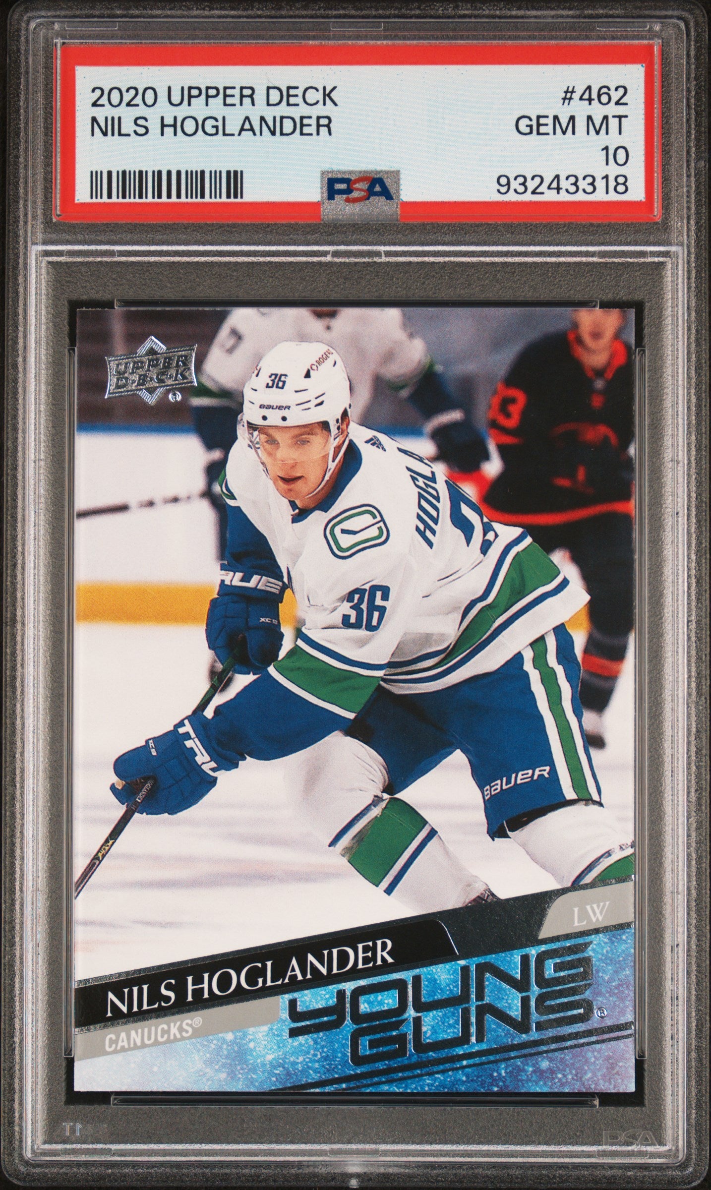 2020 Upper Deck #462 Nils Hoglander PSA 10