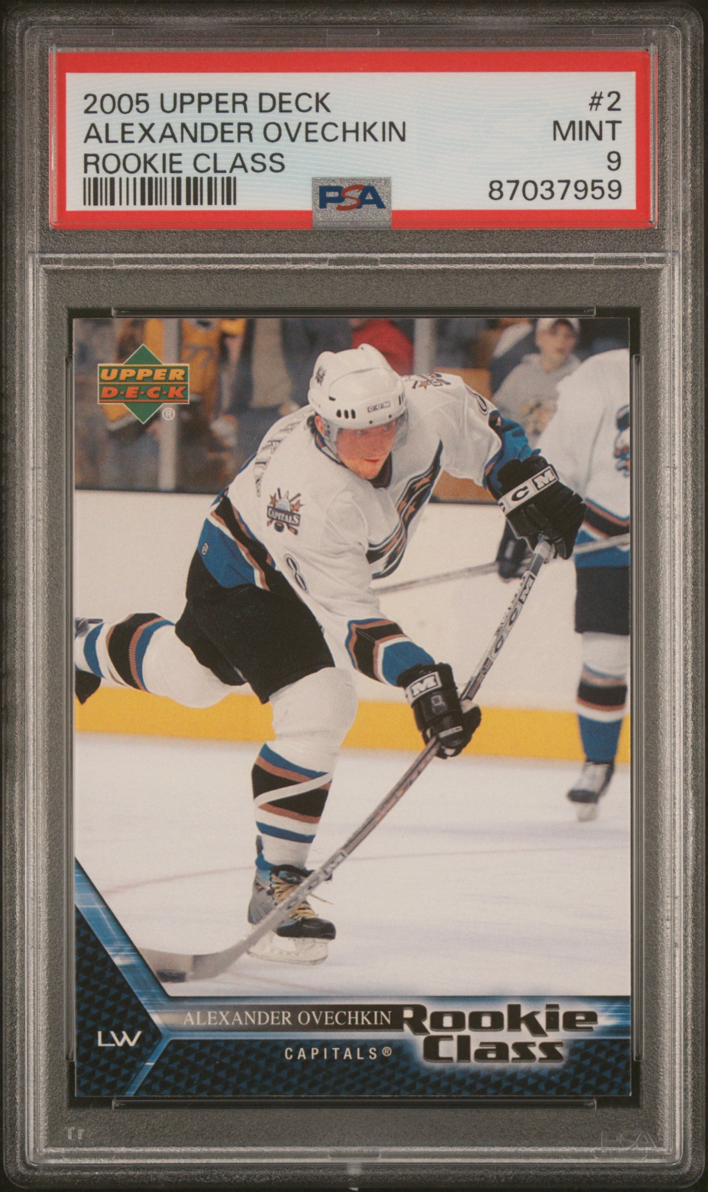 2005 Upper Deck Rookie Class #2 Alexander Ovechkin Rookie Class PSA 9
