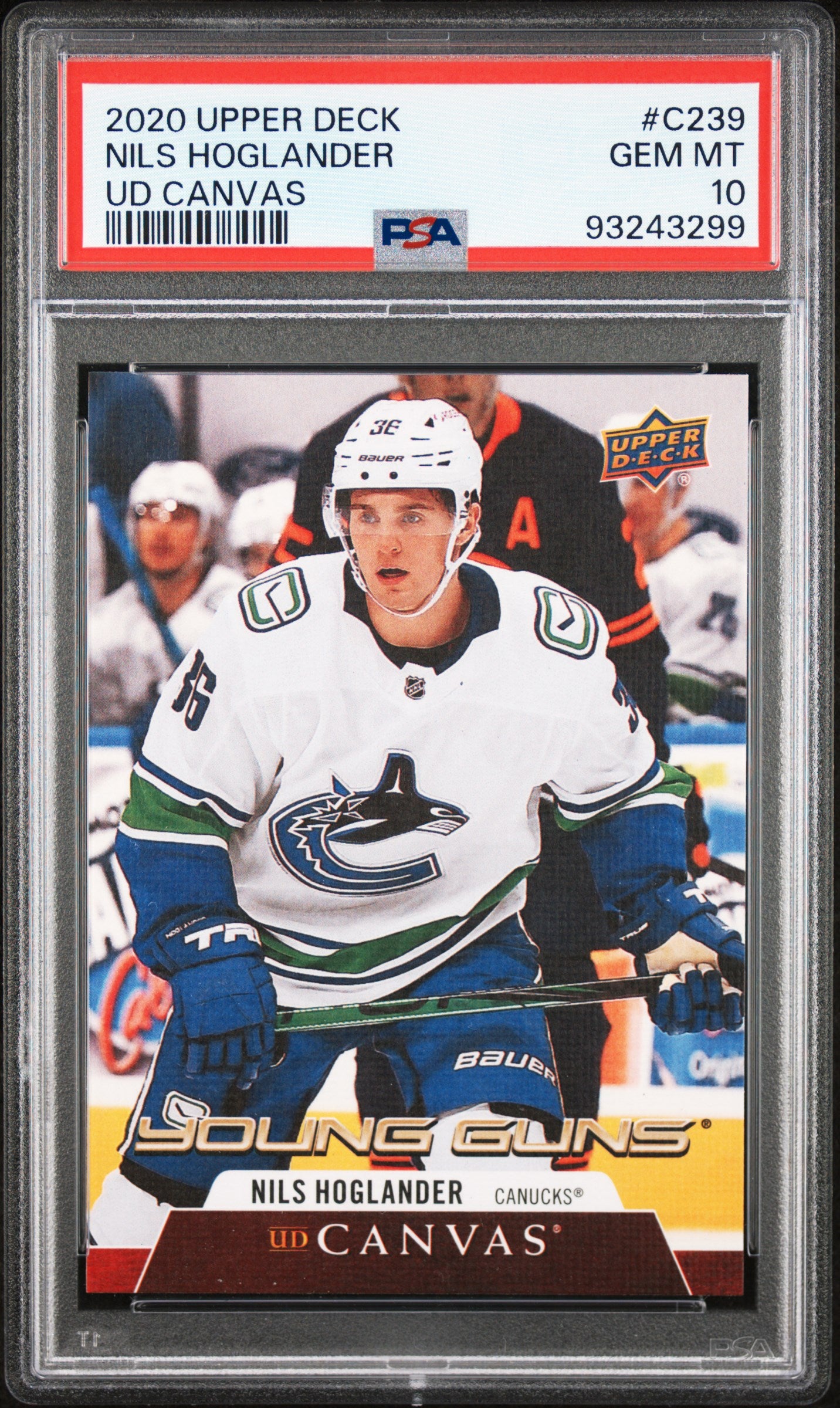 2020 Upper Deck Ud Canvas #C239 Nils Hoglander Ud Canvas PSA 10