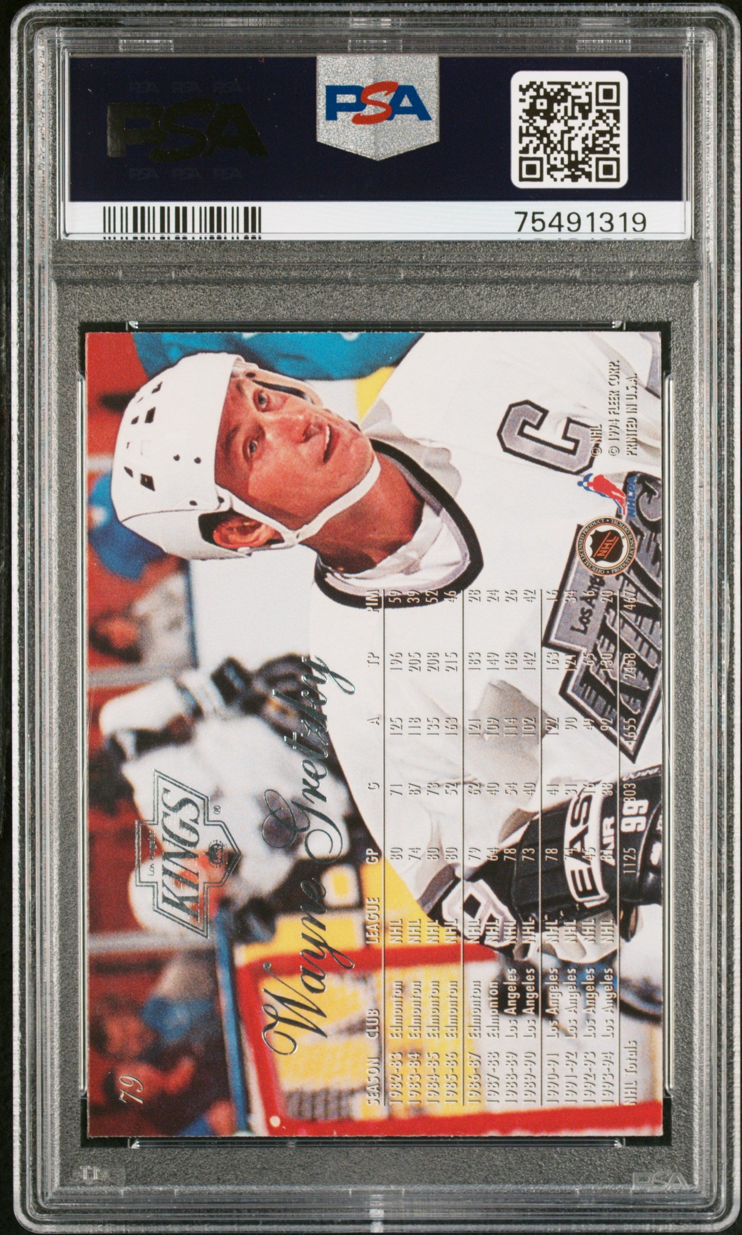 1994 Flair #79 Wayne Gretzky PSA 9