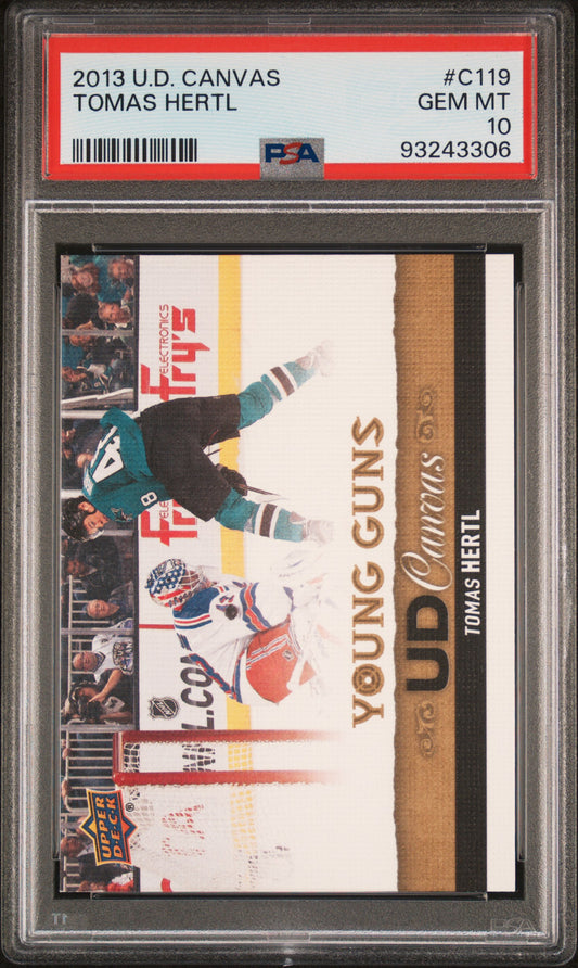 2013 Upper Deck Canvas #C119 Tomas Hertl PSA 10