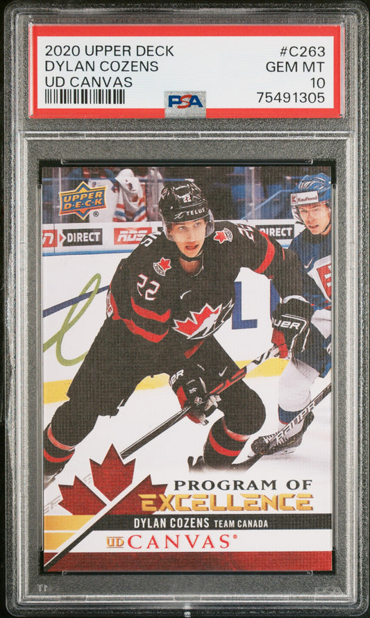2020 Upper Deck Ud Canvas #C263 Dylan Cozens Ud Canvas PSA 10
