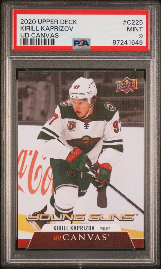 2020 Upper Deck Ud Canvas #C225 Kirill Kaprizov Ud Canvas PSA 9