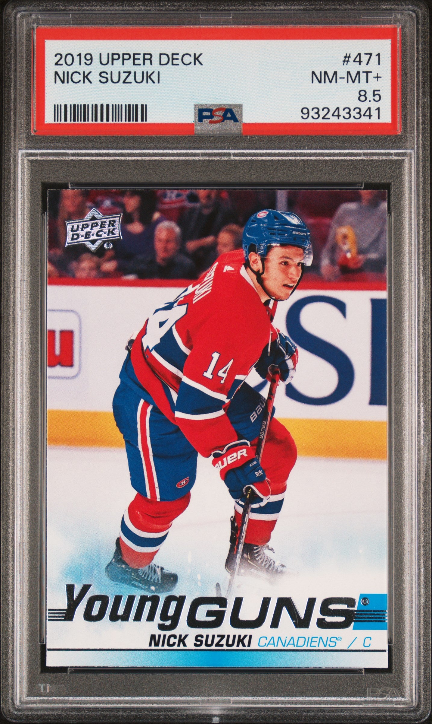 2019 Upper Deck #471 Nick Suzuki PSA 8.5