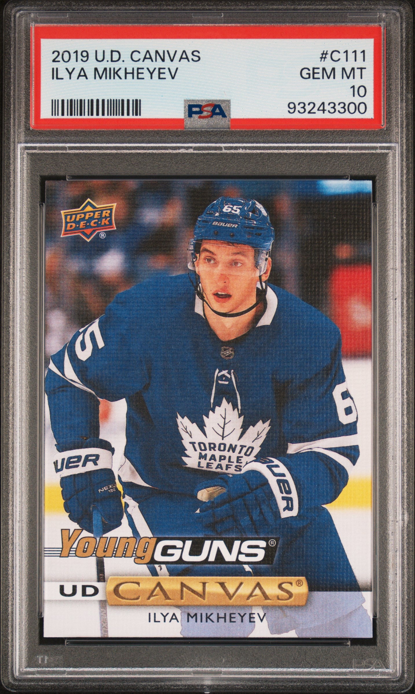 2019 Upper Deck Canvas #C111 Ilya Mikheyev PSA 10