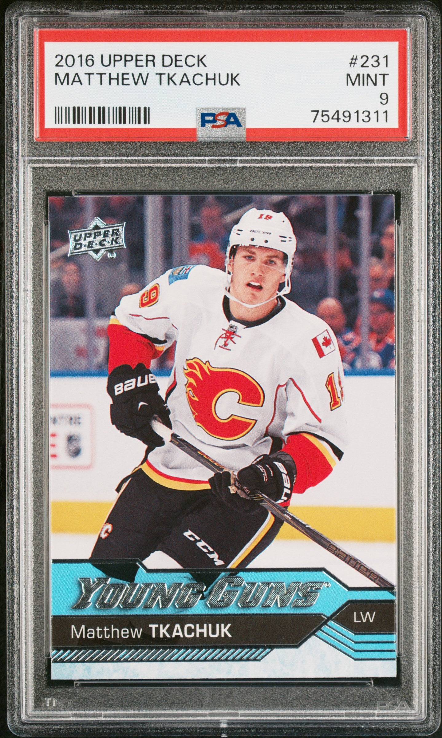 2016 Upper Deck #231 Matthew Tkachuk PSA 9